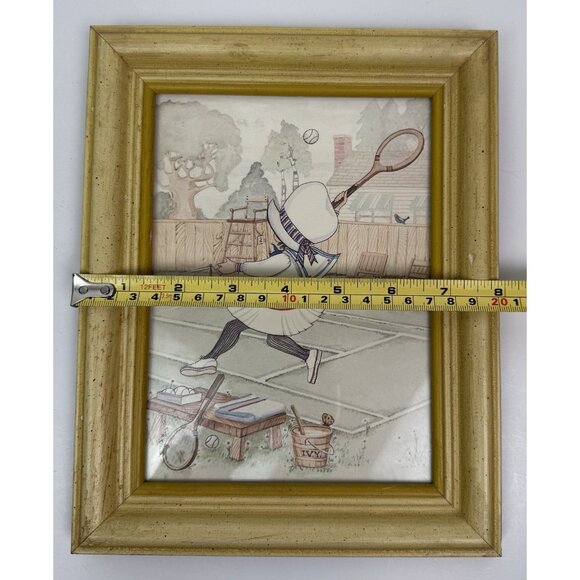 Vtg Turner Wall Accessory Little Ivy Sports Picture Wall Art‎ 1960s Made in USA - Picture 8 of 8